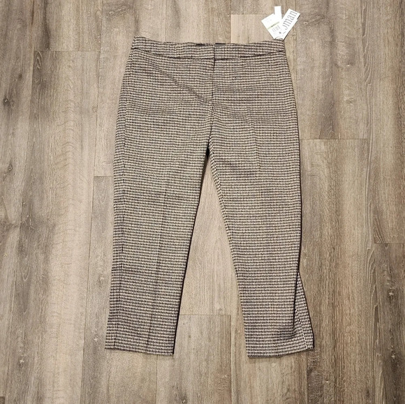 *NWT* Amanda and Chelsea 27 Houndstooth Plaid Pant - Picture 3 of 7